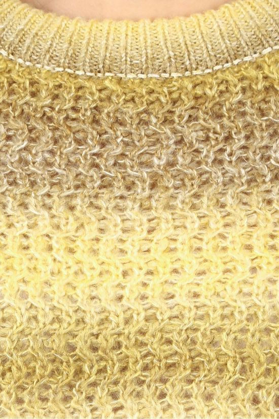 Vero Moda Pull dattespace  Ls O-Neck Boo mid khaki/dark yellow