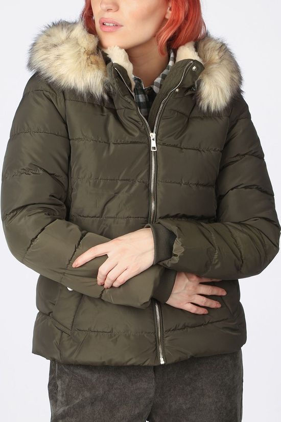 Only Jas camilla Quilted dark green
