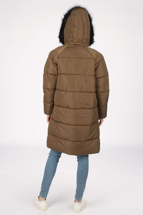 Only Jas monica Long Puffer light khaki