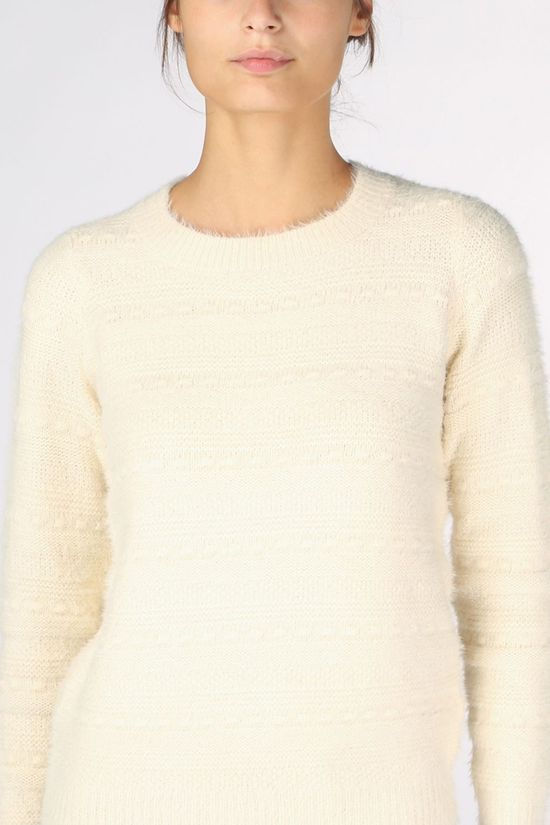 Vero Moda Pull julita Ls O-Neck off white