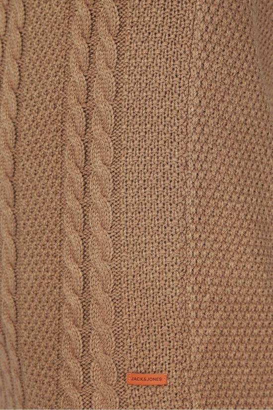 Jack & Jones Pull kimknit mid brown