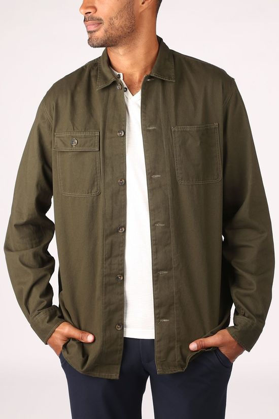 Jack & Jones Hemd russel Shirt dark khaki