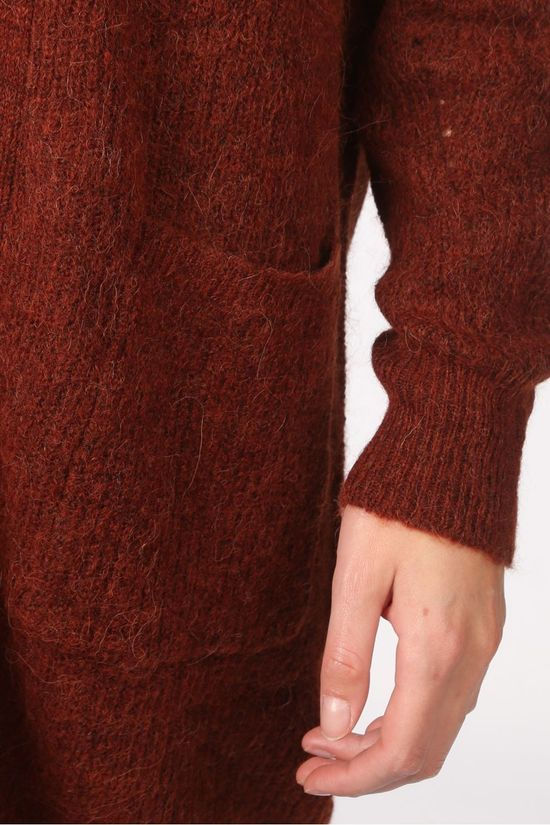 Selected Cardigan lulu Ls Nos rust