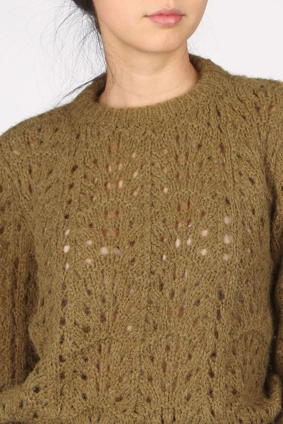 Vero Moda Pull newwine Ls O-Neck  Ga Boo light green
