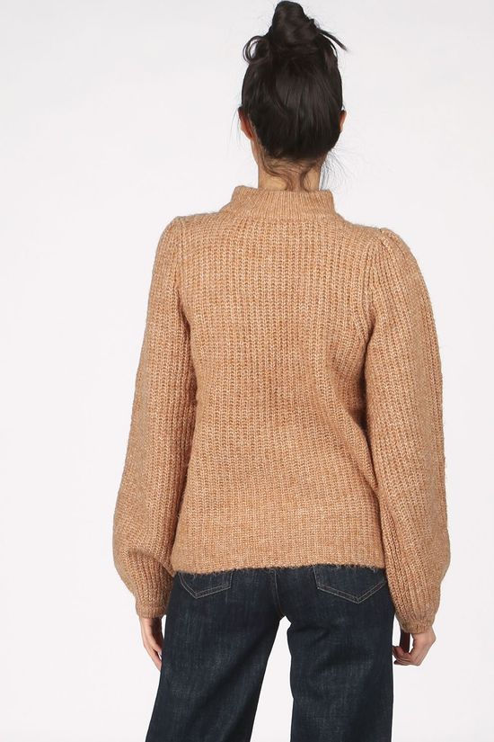Vero Moda Pull pekan Ls Highneck Ga Boo Sand Brown