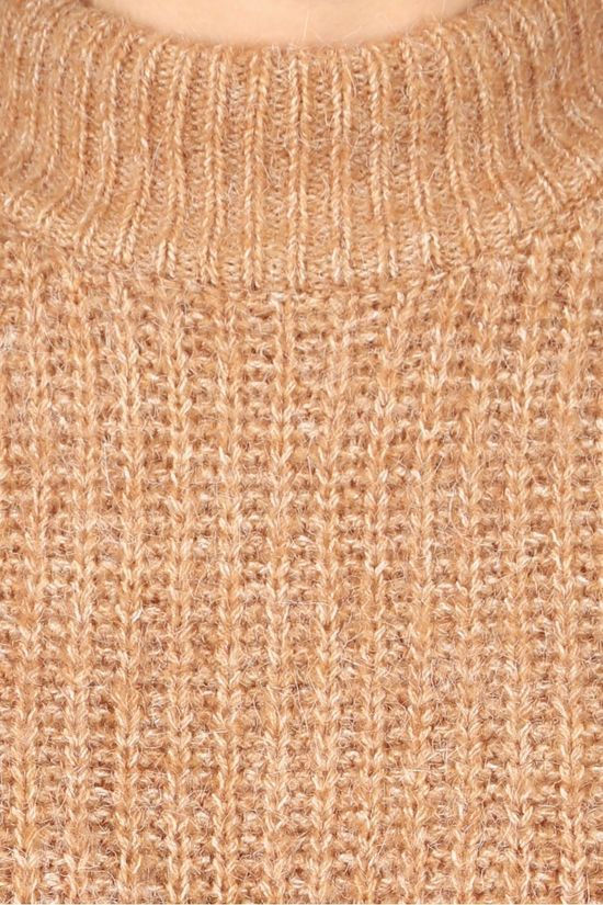 Vero Moda Pull pekan Ls Highneck Ga Boo Sand Brown