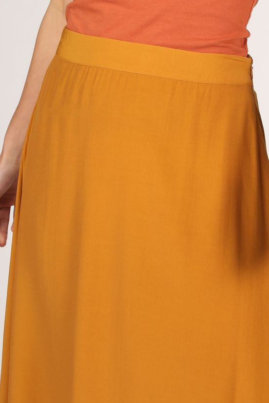 Vero Moda Jupe vivian Ancle Camel Brown