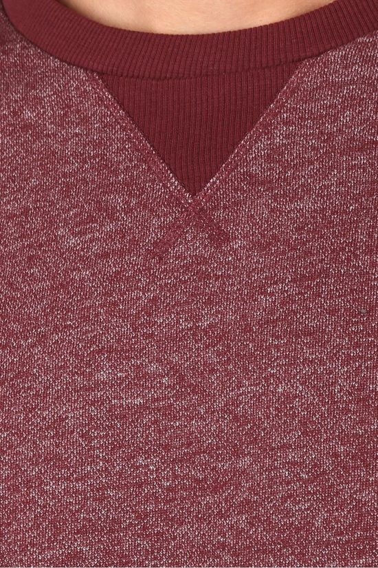 Jack & Jones Pull melange Sweat Bordeaux / Maroon