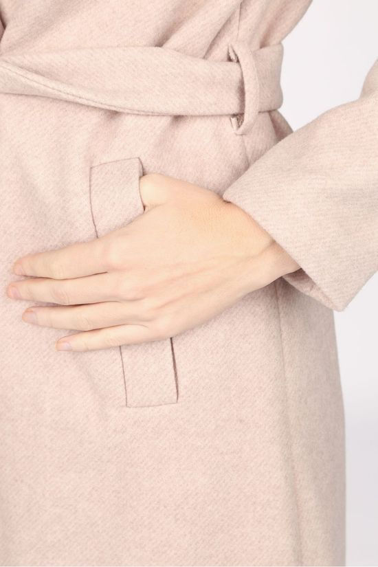 Only Manteau gina Wool Wrap light brown