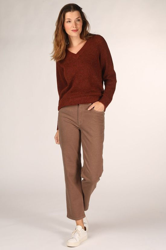 Selected Jeans mary Hw Straight Camel W light brown