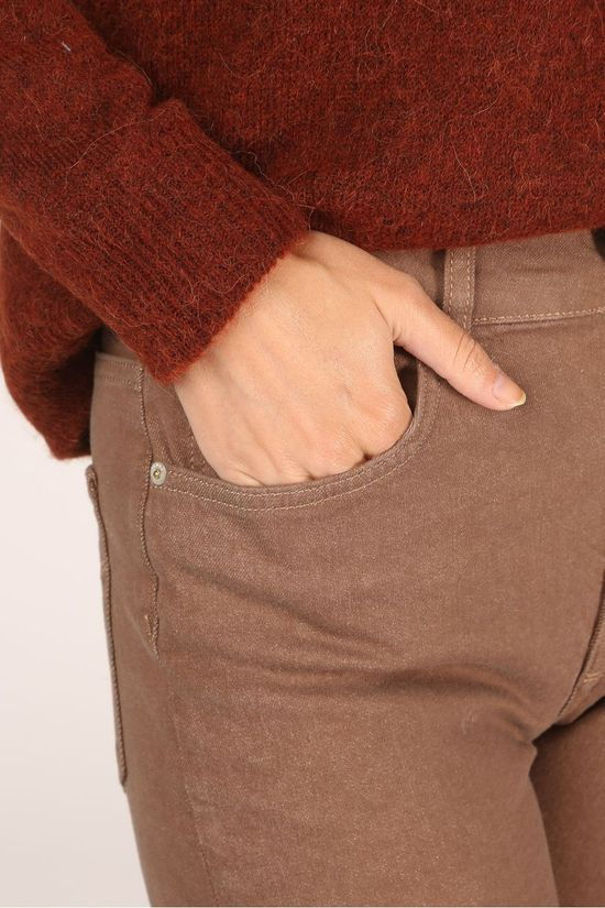 Selected Jeans mary Hw Straight Camel W light brown