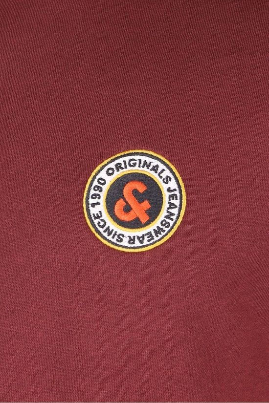 Jack & Jones Pull orhansa Sweat Cn Bordeaux / Maroon