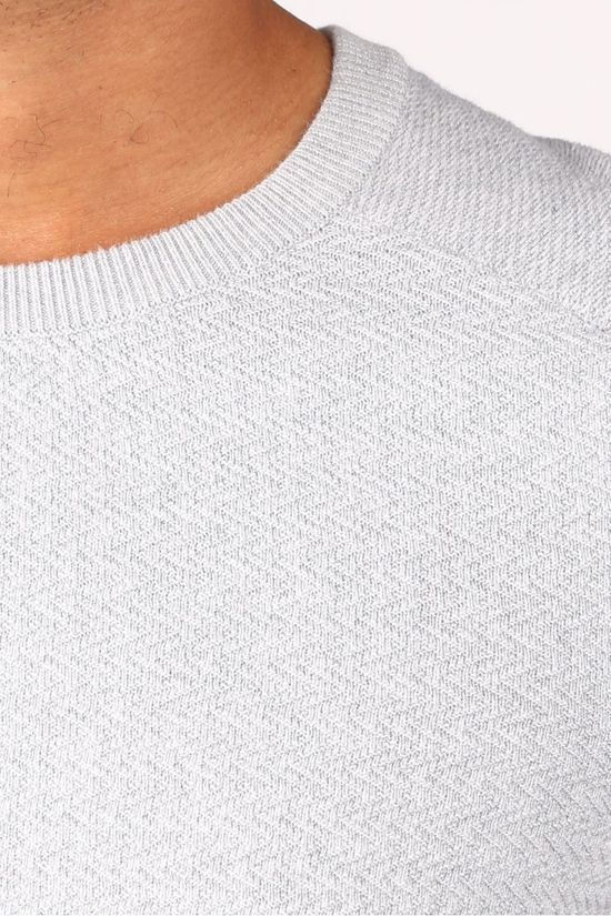 Premium Trui adam Crew Sts Light Grey Marle