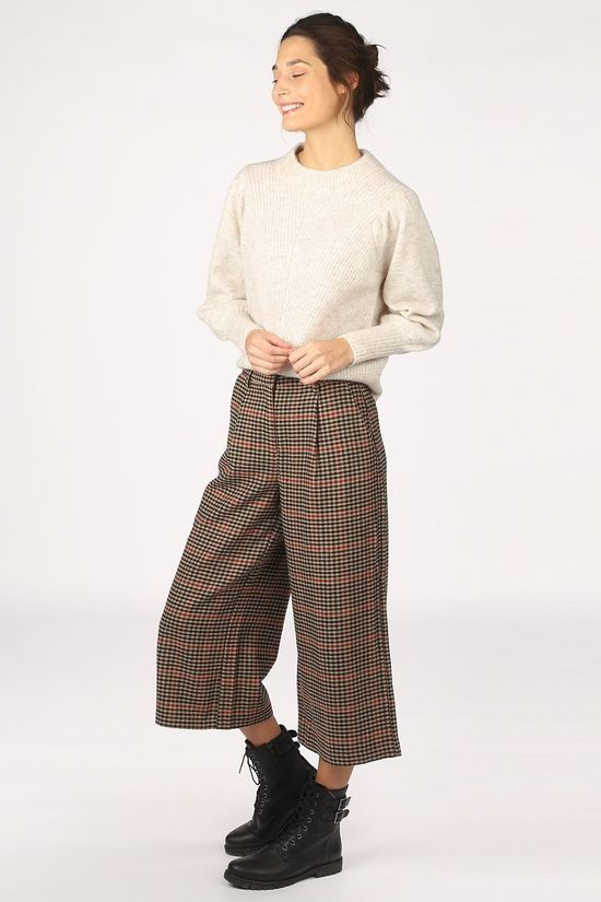 Selected Trui linna Ls O-Neck  B Ecru