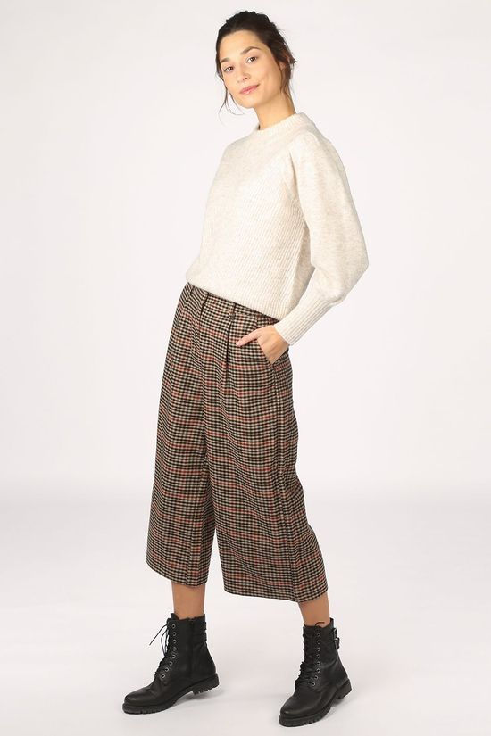 Selected Trui linna Ls O-Neck  B Ecru