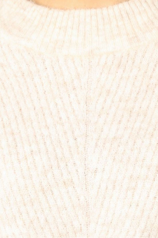 Selected Trui linna Ls O-Neck  B Ecru