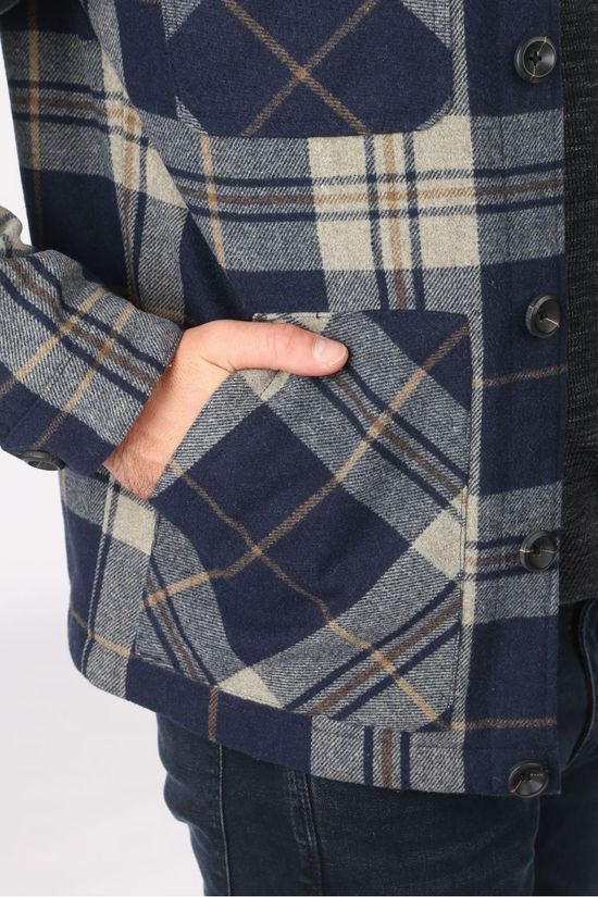 Jack & Jones Manteau ordoke Wool Jacket Blue (Jeans)/Mid Blue