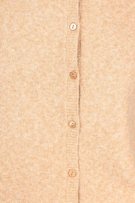Vero Moda Cardigan doffy Ls Short Button Sand Brown