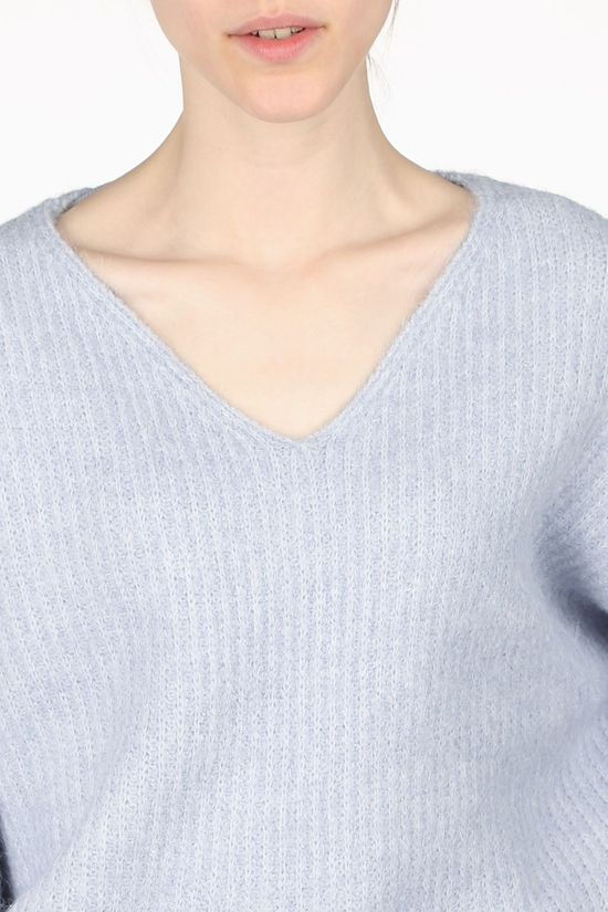 Vero Moda Pull Vmjulie 7/8 V-Neck Ga Boo light blue