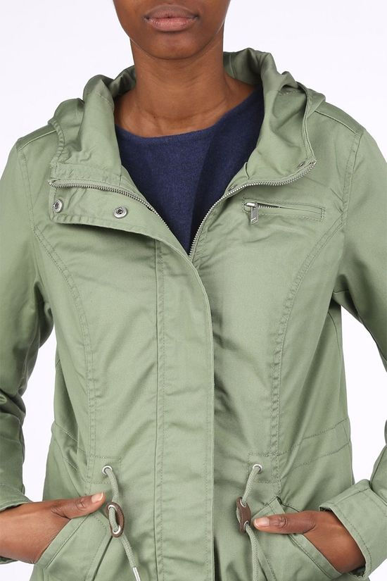 Only Jas Onllorca Canvas Parka Cc Otw light green