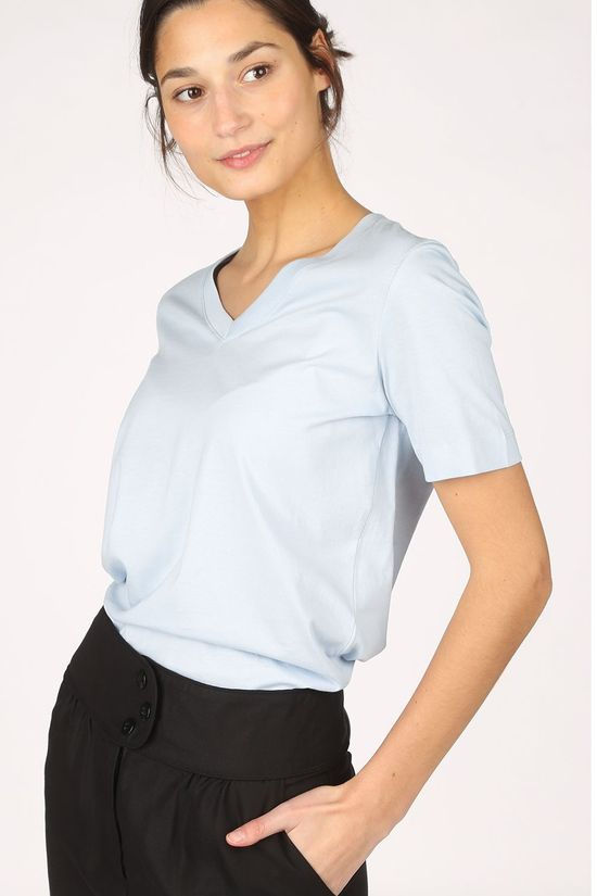 Selected T-Shirt Slfstandard light blue