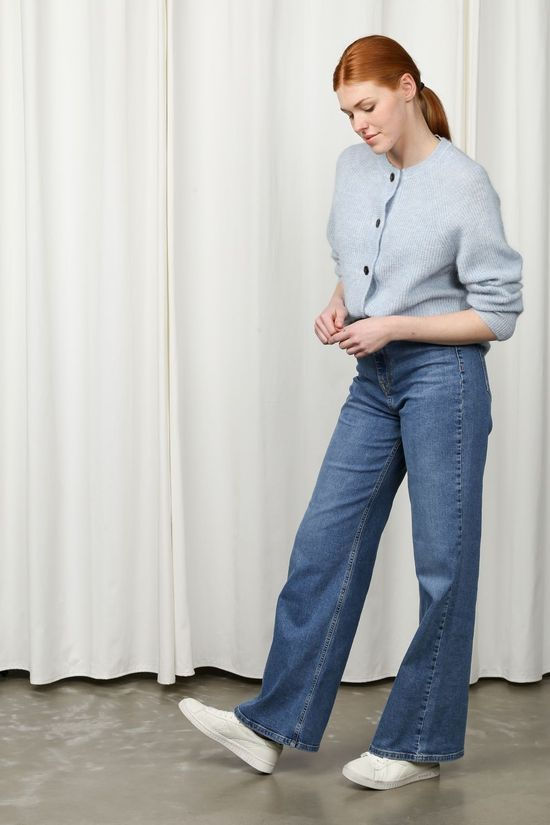 Selected Cardigan lulu Ls Nos light blue