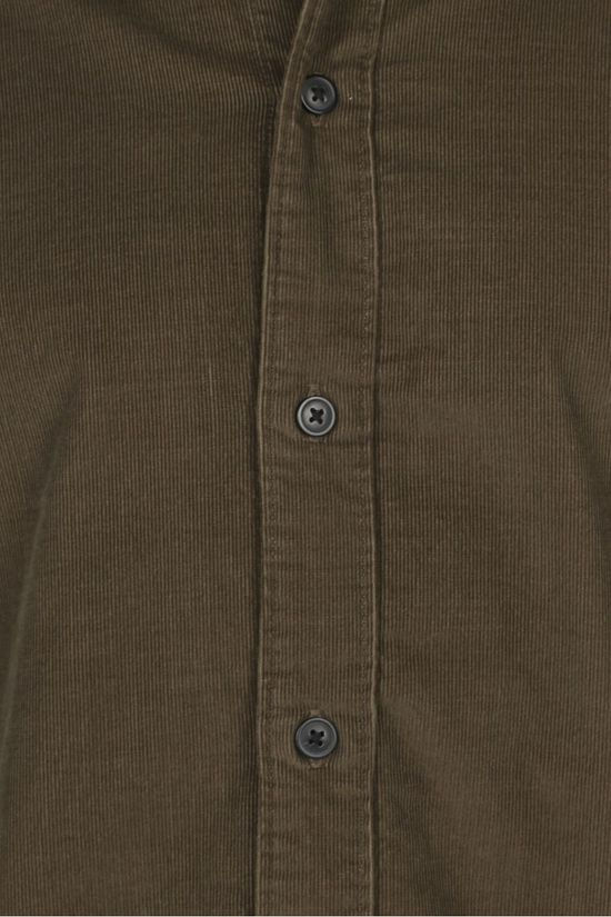 Selected Hemd Slhreghenley-Cord dark green
