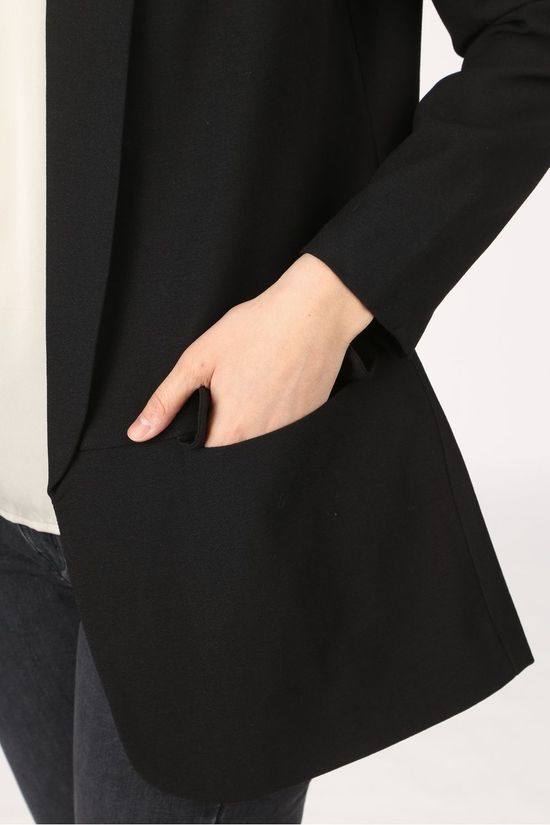 Only Blazer Onlcecili Long Blazer Cc Tlr Black