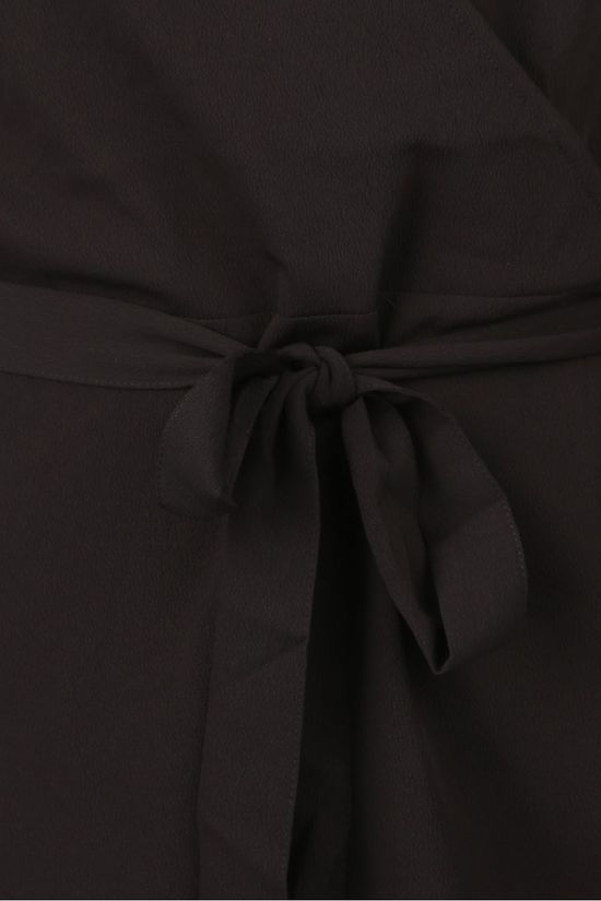 Vero Moda Robe Vmlolena Ls Blk Wvn Ga Black