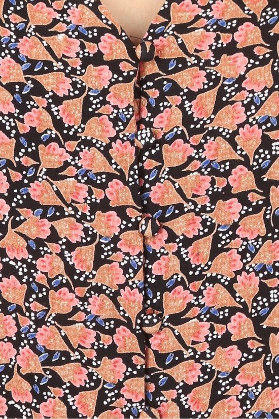 Vero Moda Hemd Vmmilda Ls Wvn Ga Black/Light Pink