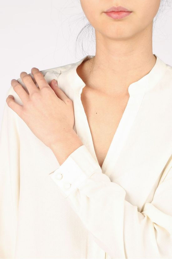 Vero Moda Hemd Vmneela Ls Wvn Ga Ecru