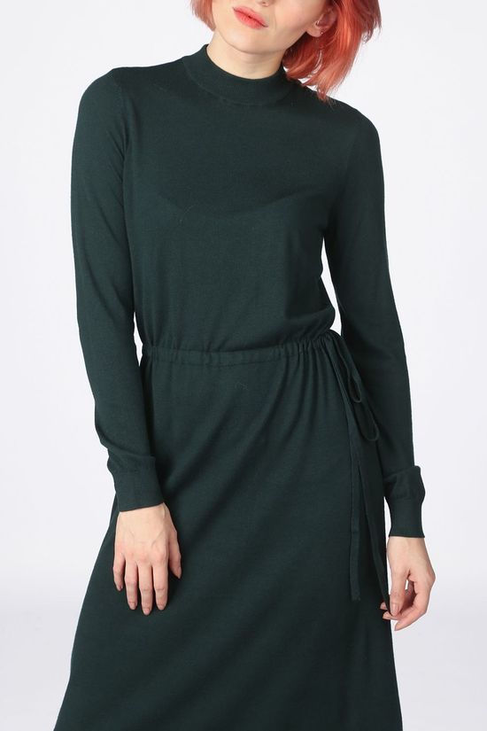 Vero Moda Robe sharm Ls Highneck Ga Vip dark green