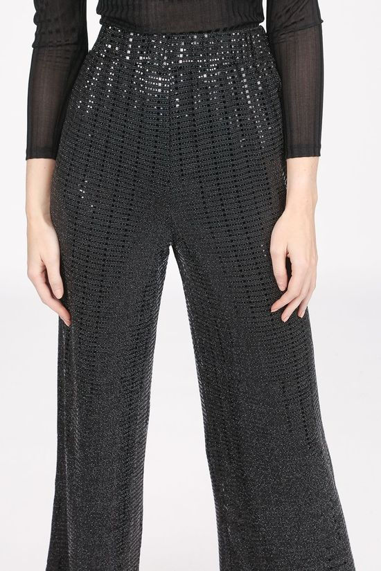 Selected Broek sandra Mw Wide B Black