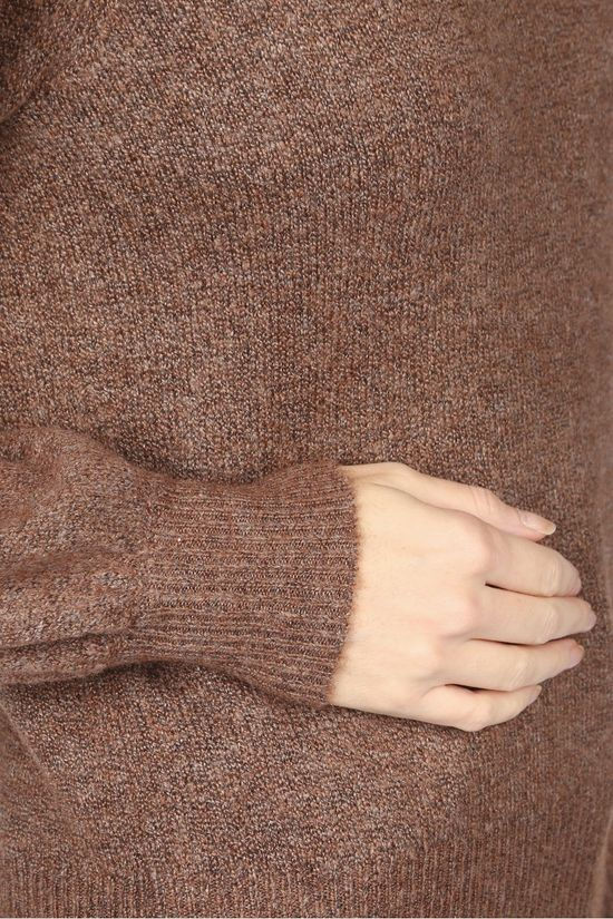 Vero Moda Pull maja Ls O-Neck Knit Vma dark brown