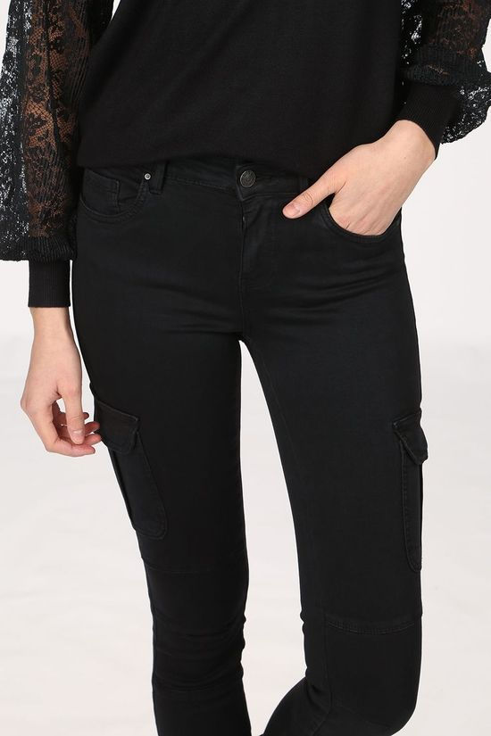 Only Broek  Missouri Reg Ank Cargo Black (Jeans)