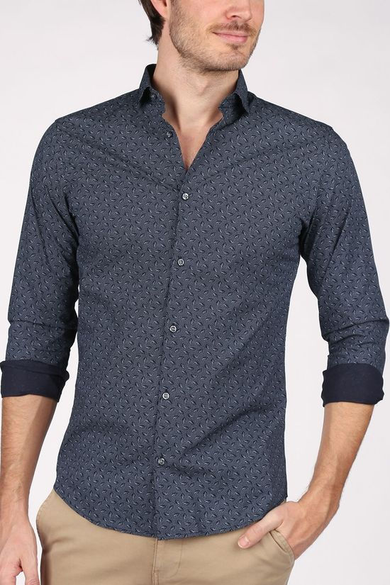 Premium Hemd Jprblaoccasion Minimal Mid Blue/Ass. Geometric