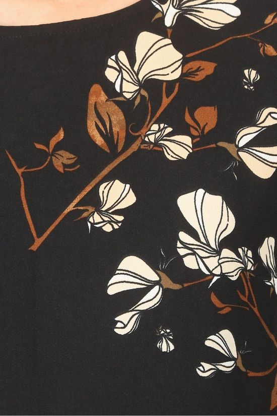 Vero Moda Blouse Vmhallie Black/Ass. Flower