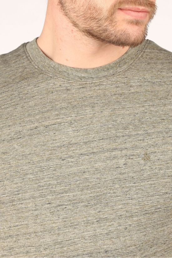Jack & Jones T-Shirt Jjemelange Tee Ss On mid khaki