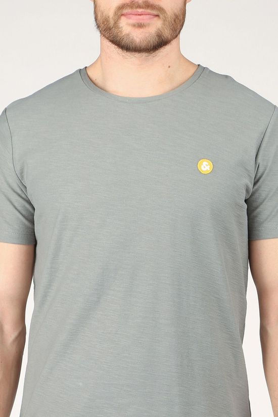 Jack & Jones T-Shirt Jjestruc Ss Tee Cn mid grey