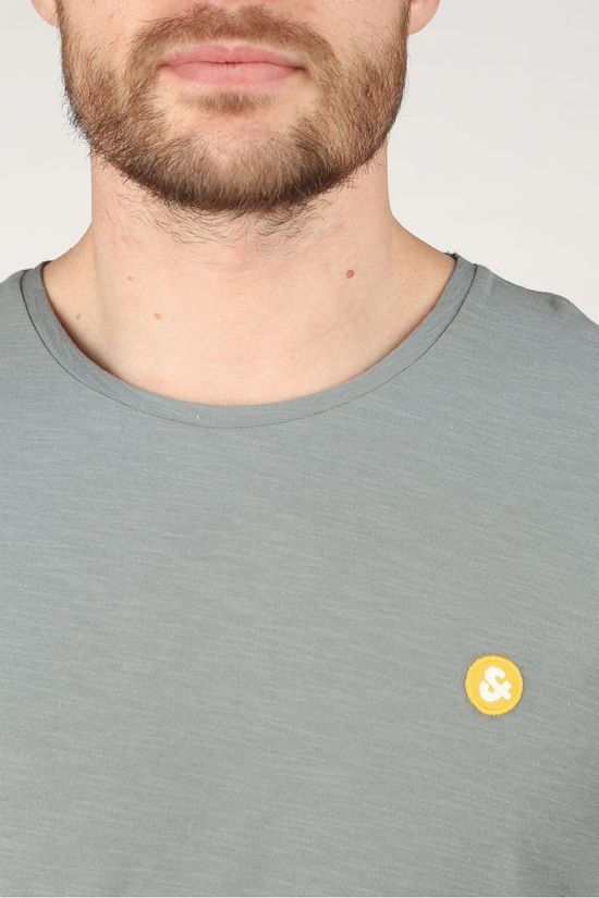 Jack & Jones T-Shirt Jjestruc Ss Tee Cn mid grey