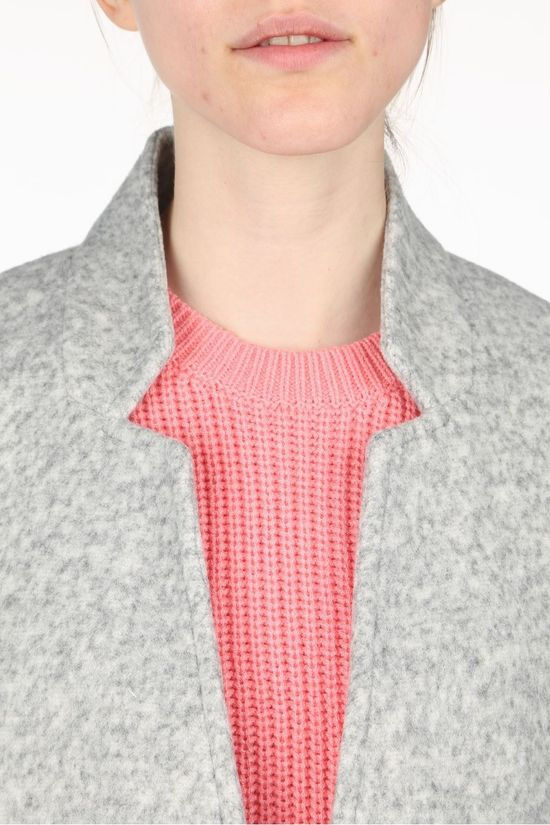 Vero Moda Blazer Vmbrushedkatrine Ss21 3/4 Ga Boos Light Grey Marle