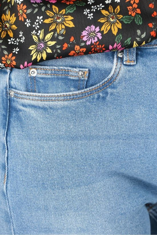 Vero Moda Jeans Vmjoana Hr Strch Mom Ank Light Blue (Jeans)
