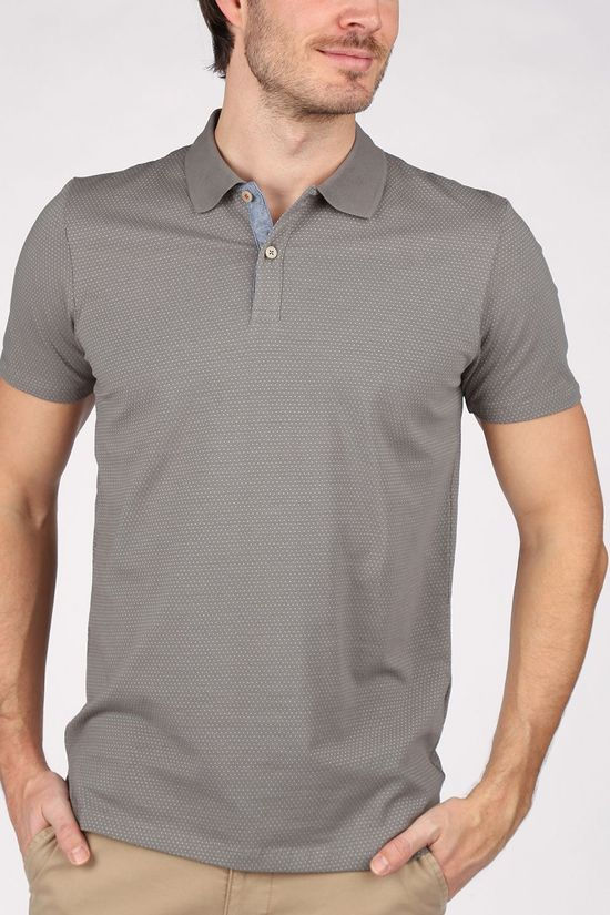 Jack & Jones Polo Jjjeans Polo Mid Grey/Ass. Geometric