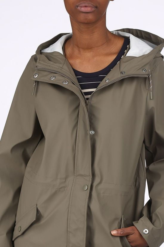 Vero Moda Jas Vmshadyloa Coated Col mid khaki