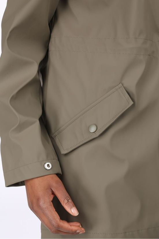Vero Moda Jas Vmshadyloa Coated Col mid khaki