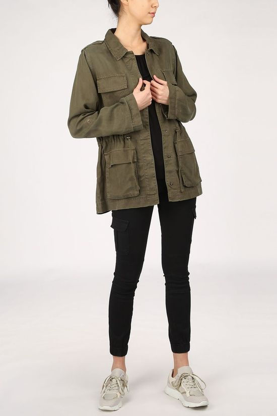 Only Blazer Onlkenya Life Utility Jacket Cc Otw dark khaki