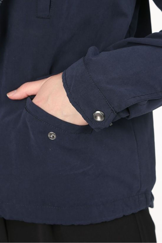 Only Jas Onlskylar Hood Spring Jacket Cc Otw Navy Blue