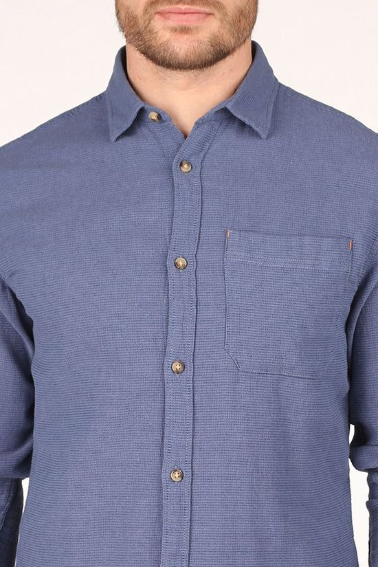 Jack & Jones Hemd Joravenue Shirt Ls mid blue