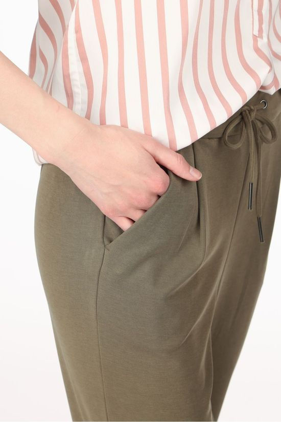 Vero Moda Pantalon Vmeva Loose String Soft mid khaki