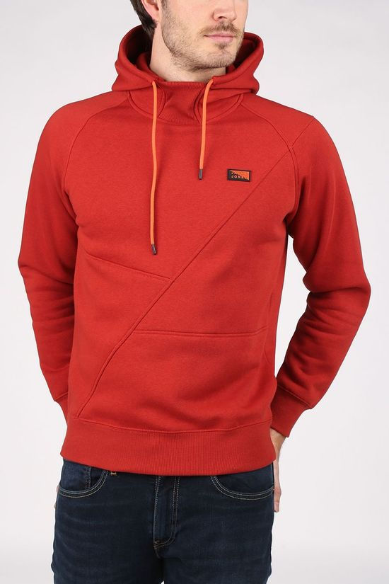 Jack & Jones Pull Jcoponn Sweat Hood Noos mid red